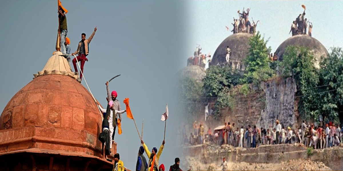 India: Babri Masjid Destroyers Are Patriots But Those Who Climbed Red Fort?