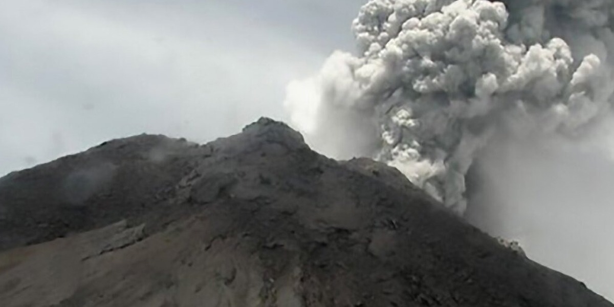 Indonesia: Volcano Eruption Spews Ash Clouds, Unleashes Lava River