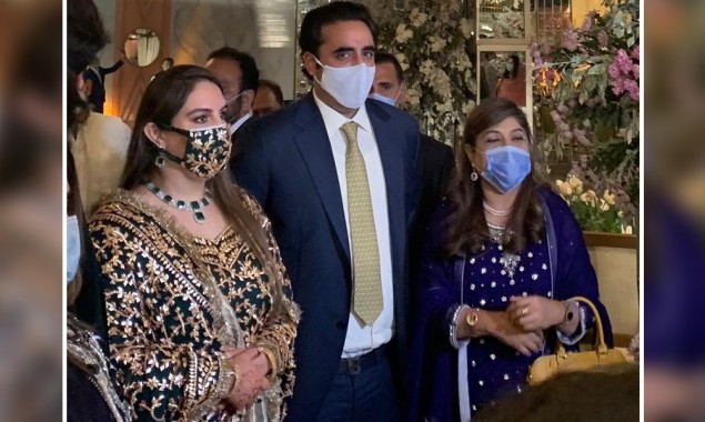 Bakhtawar, Mahmood Chaudhry Host Their Wedding Reception