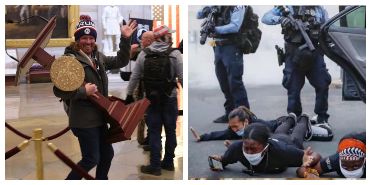Capitol Riots: Visible Racial Discrimination Fumed Netizens