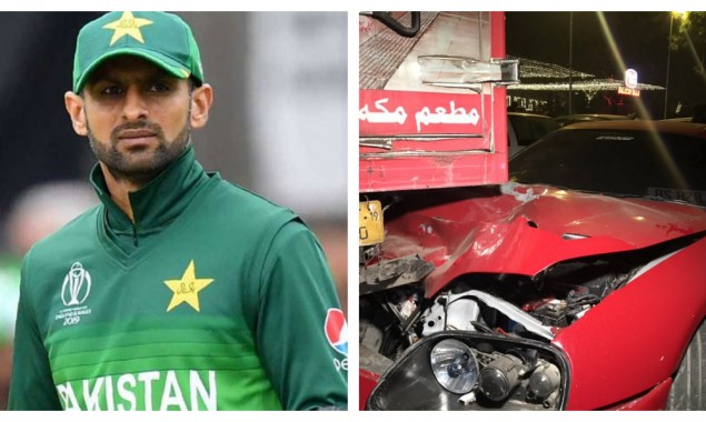 Shoaib Malik Meets With An Accident After Leaving PSL Draft Venue