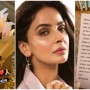 Saba Qamar showered with gifts & compliments by secret admirer
