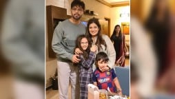 Cute Family pictures of Fahad Mustafa and Sana Fahad