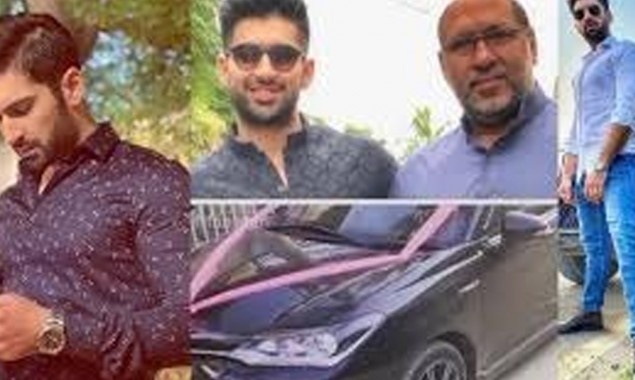 Actor Muneeb Butt Surprises His Father with a new car