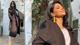 Sanam Jung is giving us major edgy chic vibes as she poses for two-clicks