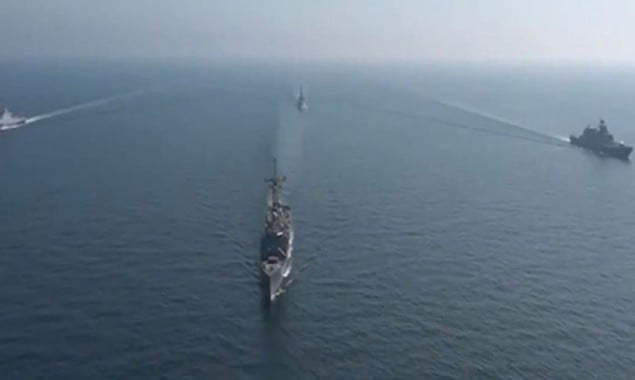 Pak Navy conducts joint exercises with Russian, Sri Lankan naval forces