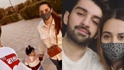 Aiman Khan, Muneeb Butt Spend Quality Family Time Together