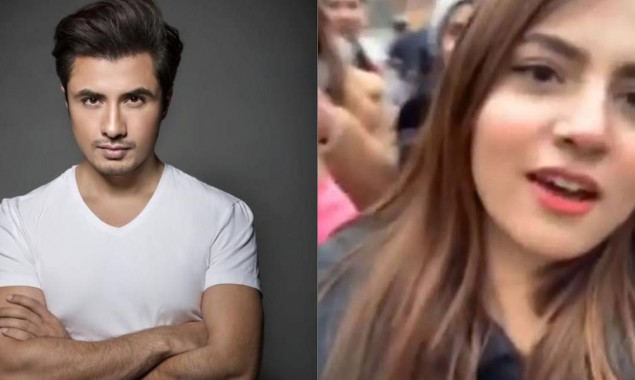 Ali Zafar Mimics Pawry Girl While Showing Cricket Skills