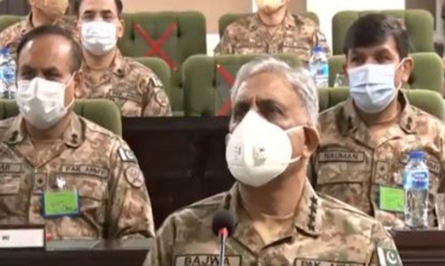 COAS Visits Kharian Garrison To Attend Ongoing War Game of the Central Command