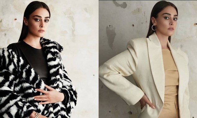 Esra Bilgic looks classy in her new shoot, watch video!