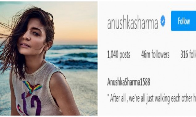 Anushka Sharma’s popularity increases with 46 million followers on instagram