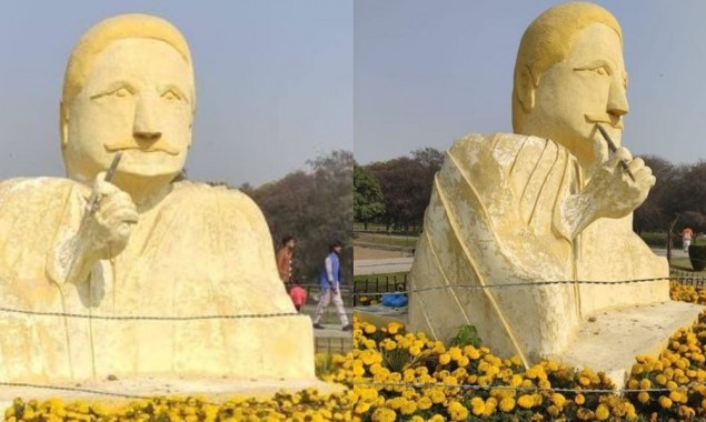 This newly-placed sculpture of Allama Iqbal becomes a trend