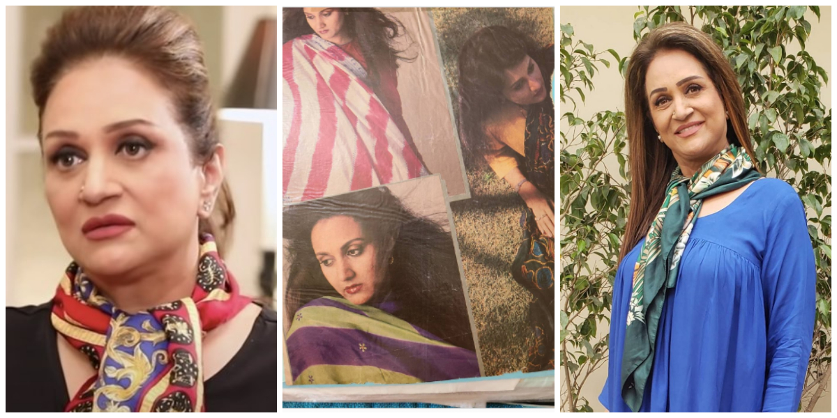 Bushra Ansari's silk scarves