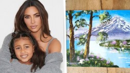 Kim Kardashian daughter's painting