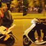 Video: Iqra Aziz, Yasir Hussain Enjoy Scooter Ride At Night