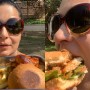 Meera Jee Eats Burger In A Funny Way