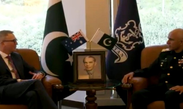 Naval Chief discusses maritime security with Australian Envoy