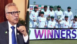President Alvi elated as Pakistan record victory over South Africa after 18 years