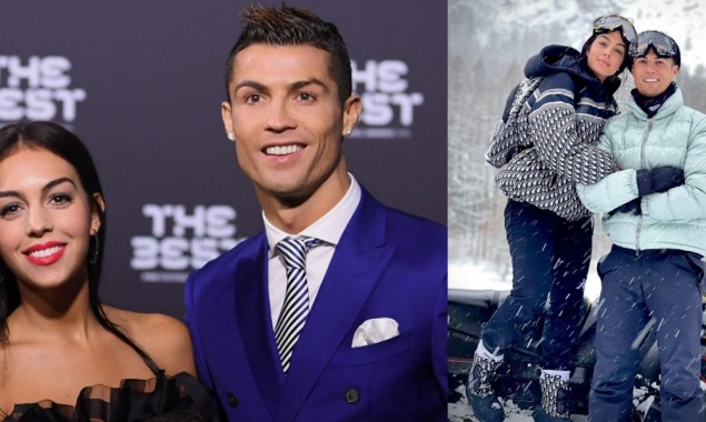 Cristiano Ronaldo shares a loved-up snap with his partner Georgina Rodriguez