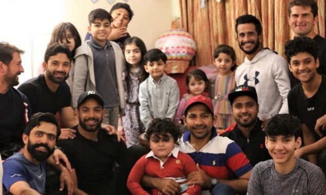 Photos: Sarfaraz Ahmed celebrates son’s birthday with famous cricketers