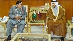 Sheikh Rashid, Ambassador of Qatar Discuss Facilities In Qatar Visa For Pakistanis