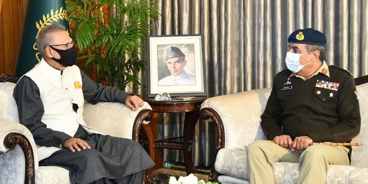 CJCSC Nadeem Raza meets President Arif Alvi