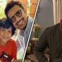 Zahid Ahmed all smiles with his sons in an adorable picture