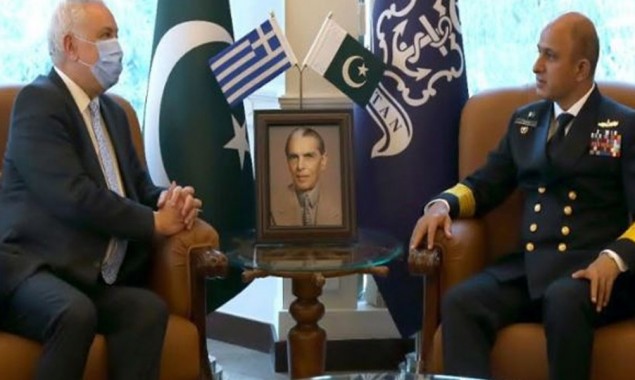 Greek ambassador to Pakistan, CNS Niazi discuss matters of mutual interest
