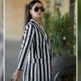 Ayeza Khan rocks a black-white striped suit; take a look!