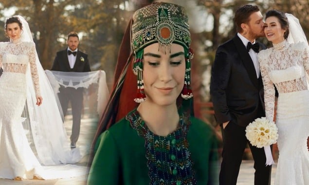 Burcu Kıratlı Aka Gokce Hatun Ties The Knot; Left Fans Awestruck With Her Looks