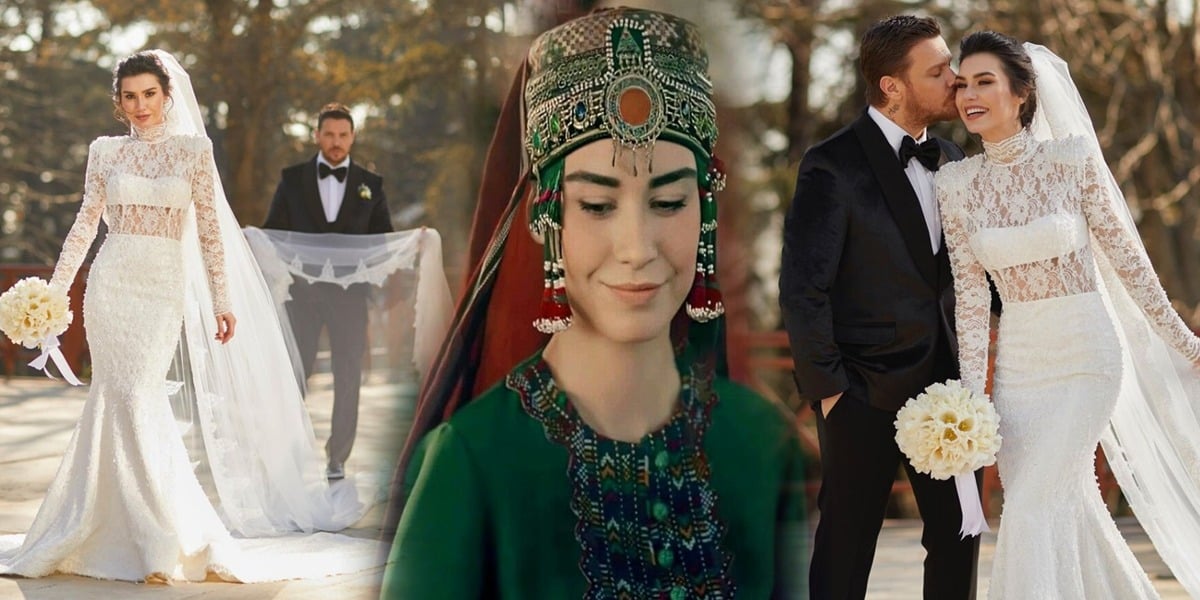 Burcu Kıratlı Aka Gokce Hatun Wedding