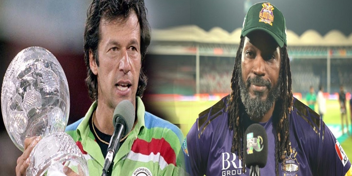 Chris Gayle PM Imran