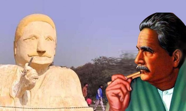 CM Punjab Takes Notice, Orders To Remove ‘Defective’ Sculpture Of Allama Iqbal