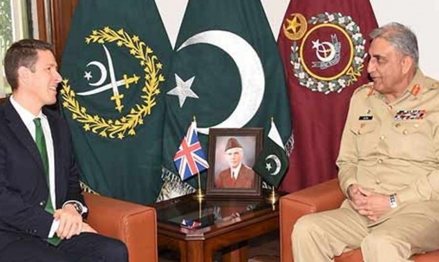COAS, British High Commissioner Discuss Afghan Peace Process