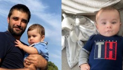 Hamza Ali Abbasi on dad-duties with his lil’ one; fans pour love