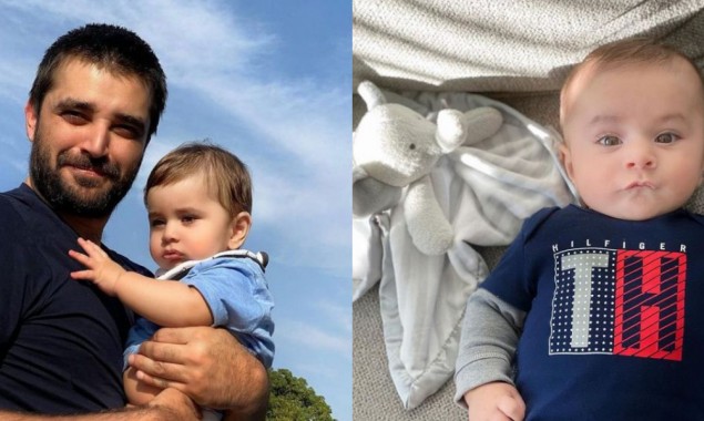 Hamza Ali Abbasi on dad-duties with his lil’ one; fans pour love