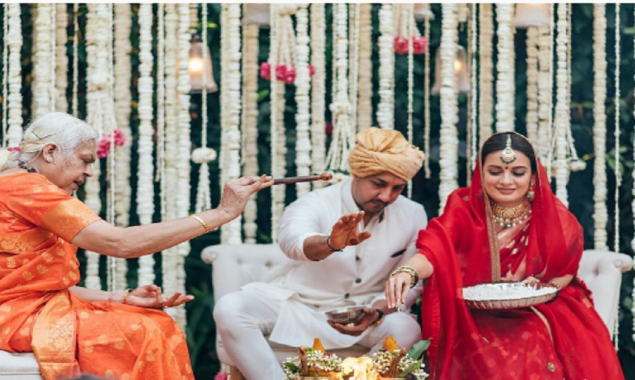 Fans amazed as Dia Mirza’s wedding conducted by a priestess