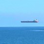 ‘Hovering ship’ photographed off UK coast