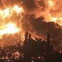 Massive fire erupts at oil refinery in Indonesia