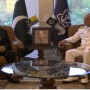 President AJK, Naval Chief discuss Kashmir issue