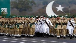 Pakistan Day celebration female march