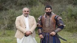 Asad Qaiser meets Burak Ozcivit aka Osman Bey in Turkey