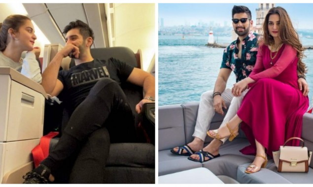 Aiman Khan & Muneeb Butt find pleasure in their Favorite City