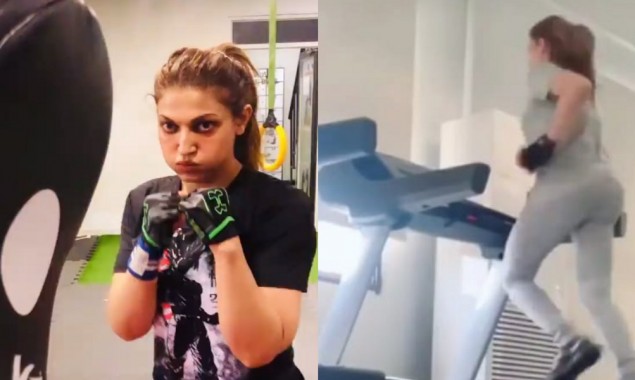 Sana Fakhar is setting fitness goals in these intense workout videos