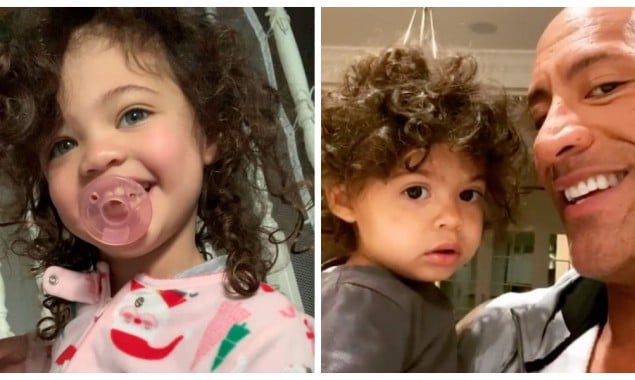 Dwayne Johnson shares an adorable video with his youngest daughter