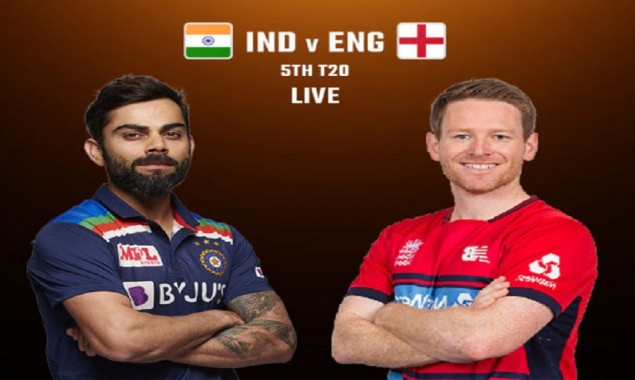 How to watch India vs England 5th T20 LIVE Streaming