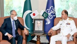 Japanese Ambassador Calls On Naval Chief Amjad Niazi Today