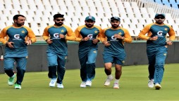 Pakistan team kicks off practice session at SuperSport Park
