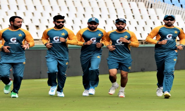 Pakistan team kicks off practice session at SuperSport Park