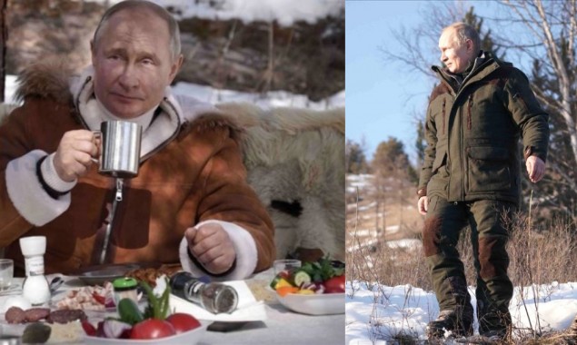 Vladimir Putin in Siberia